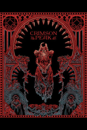 Багряний пік постер