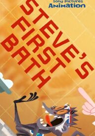 Перше купання Стіва постер