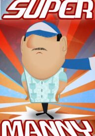 Супер Менні постер