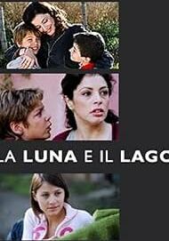 Місяць і озеро постер
