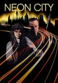 Неонове місто постер